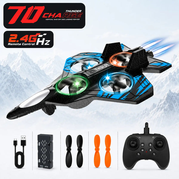 Fighter Jet Drone — RC Mini Flying Plane with Remote Control
