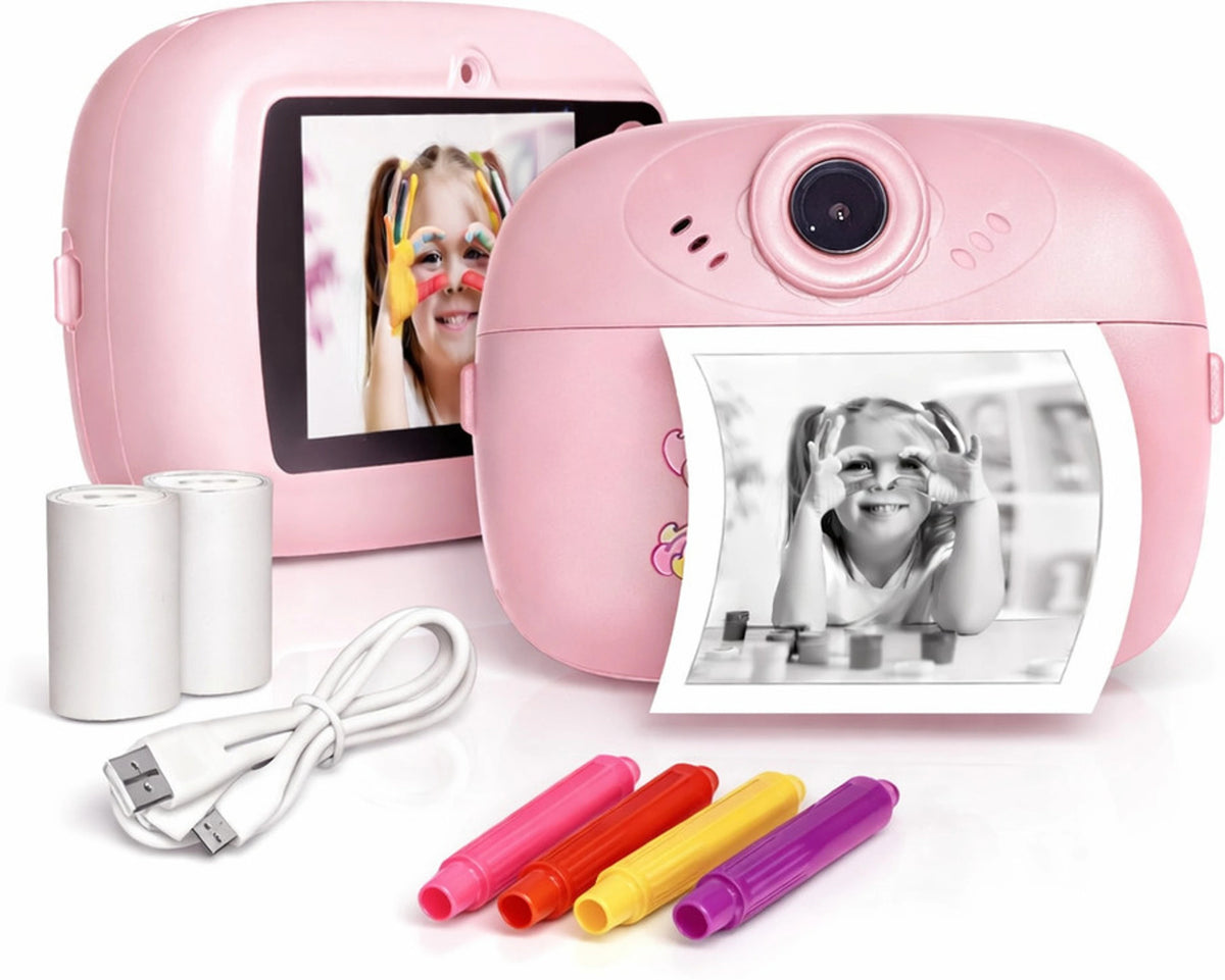 Kids Instant Print Camera — Dual HD Lens with Video Recording